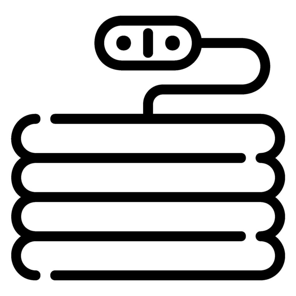 heating pad line icon vector