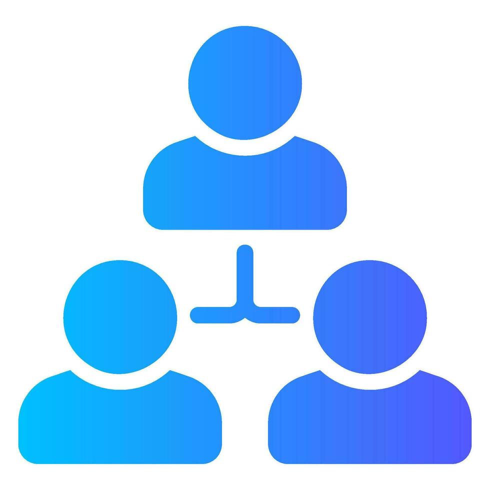 group gradient icon vector