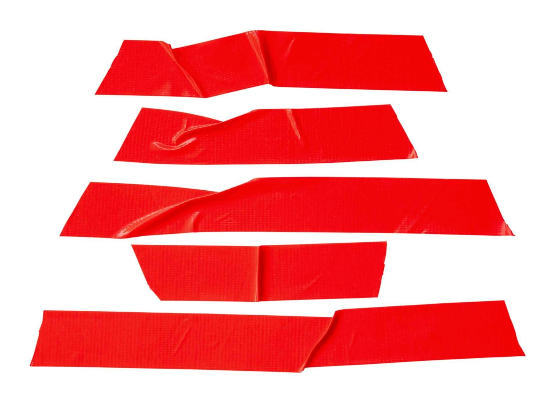 set-of-red-scotch-tape-or-adhesive-vinyl-tape-in-stripe-isolated-with