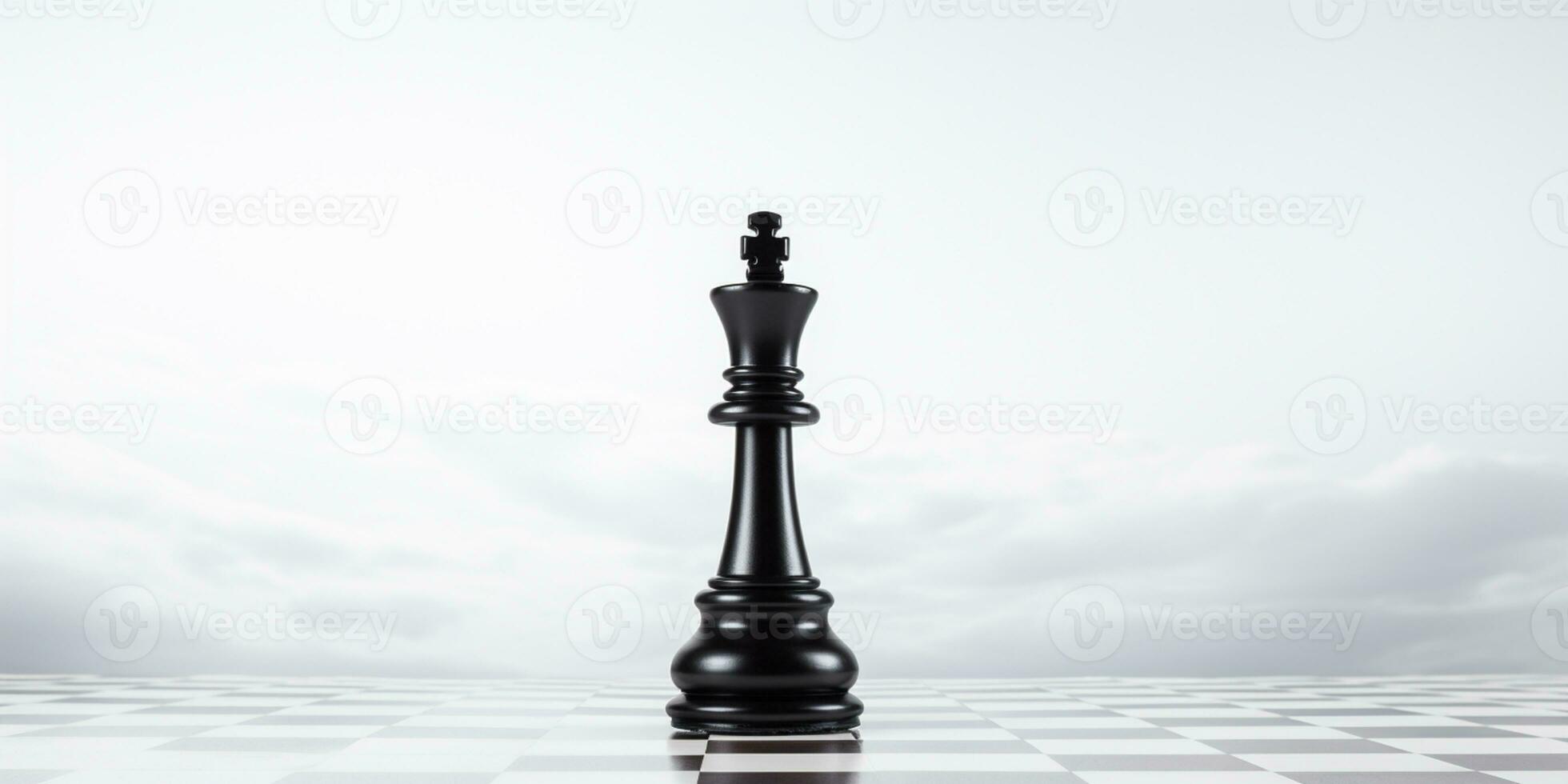 Chess pieces on chessboard, Concept for Leadership, teamwork, partnership, business strategy, decision and competition., AI Generative photo