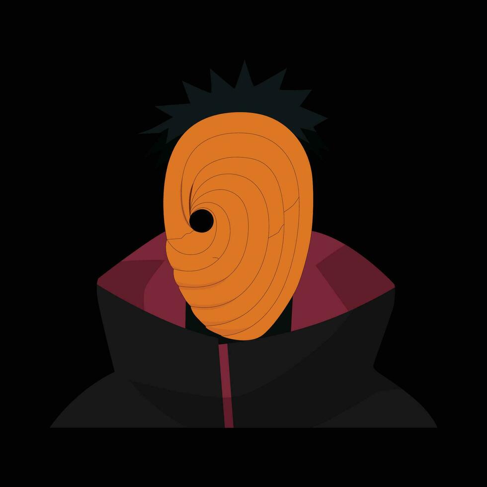 Uchiha Obito Akatsuki Form vector