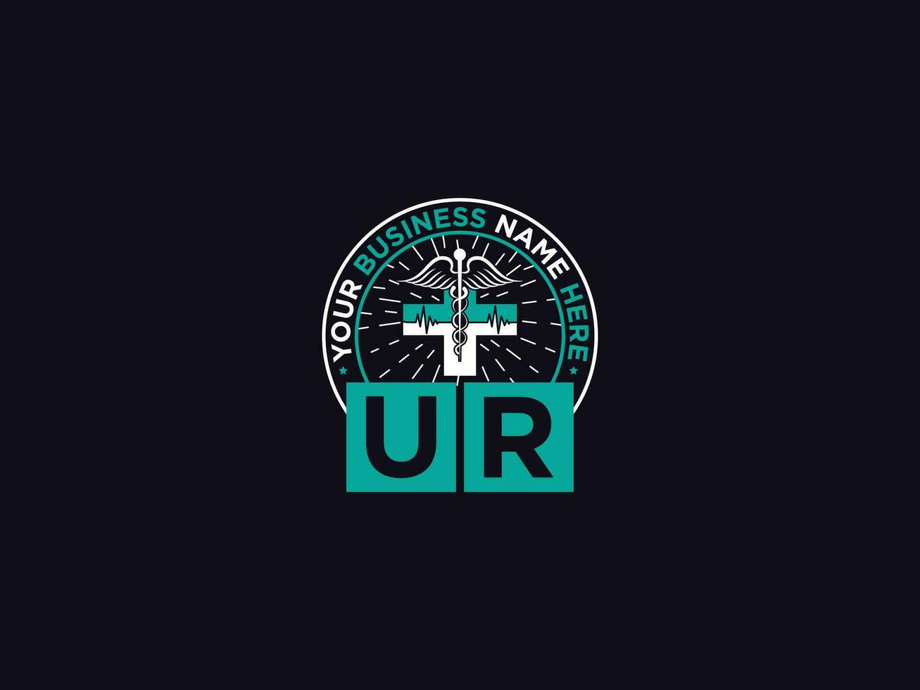 resumen tu logo vector, moderno tu médico médico logo icono vector