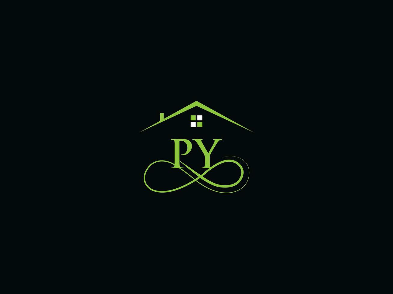 Building Py Luxury Logo, Real Estate PY Logo Icon Vector For You Business