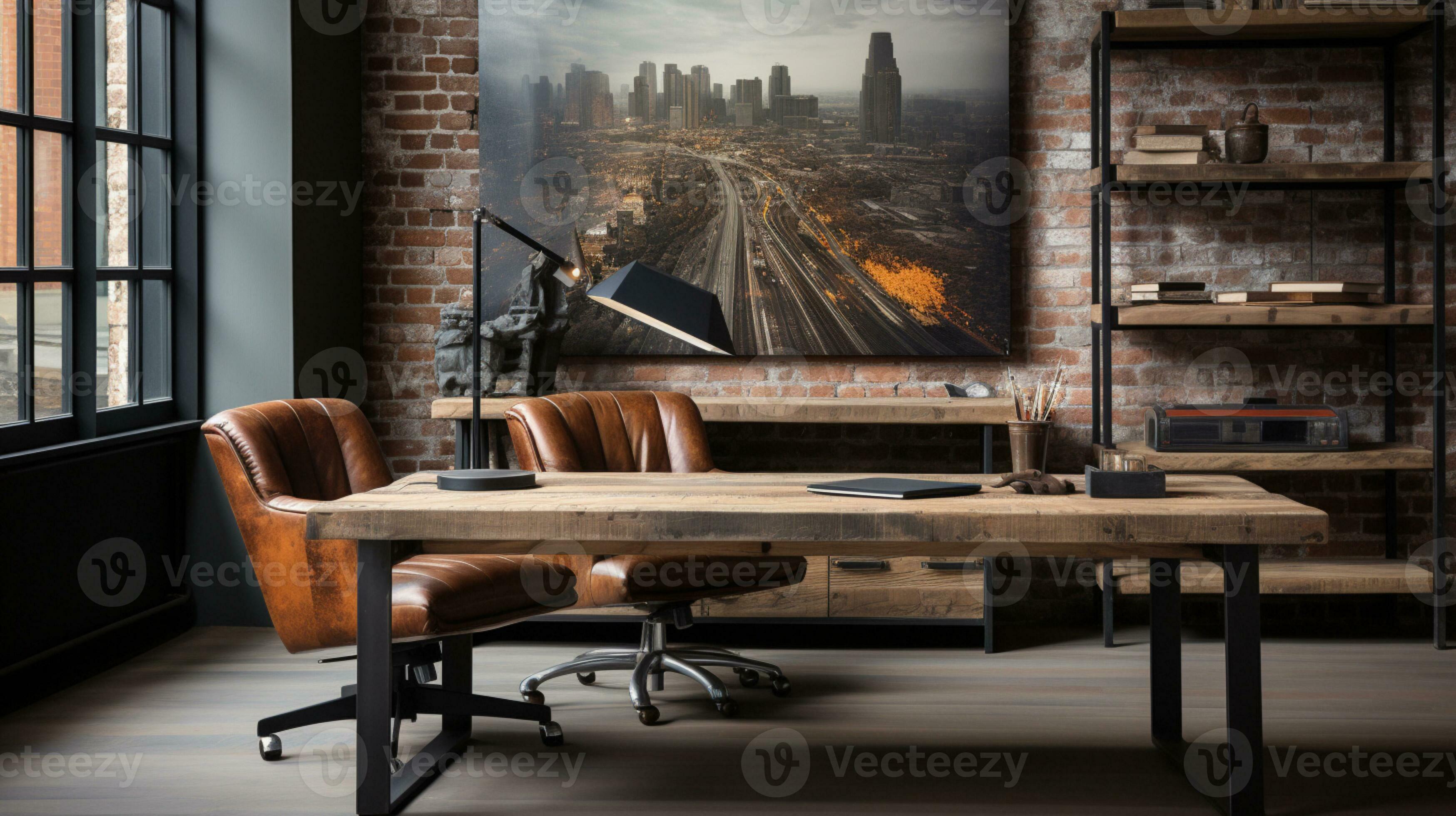 Industrial style home office outlet