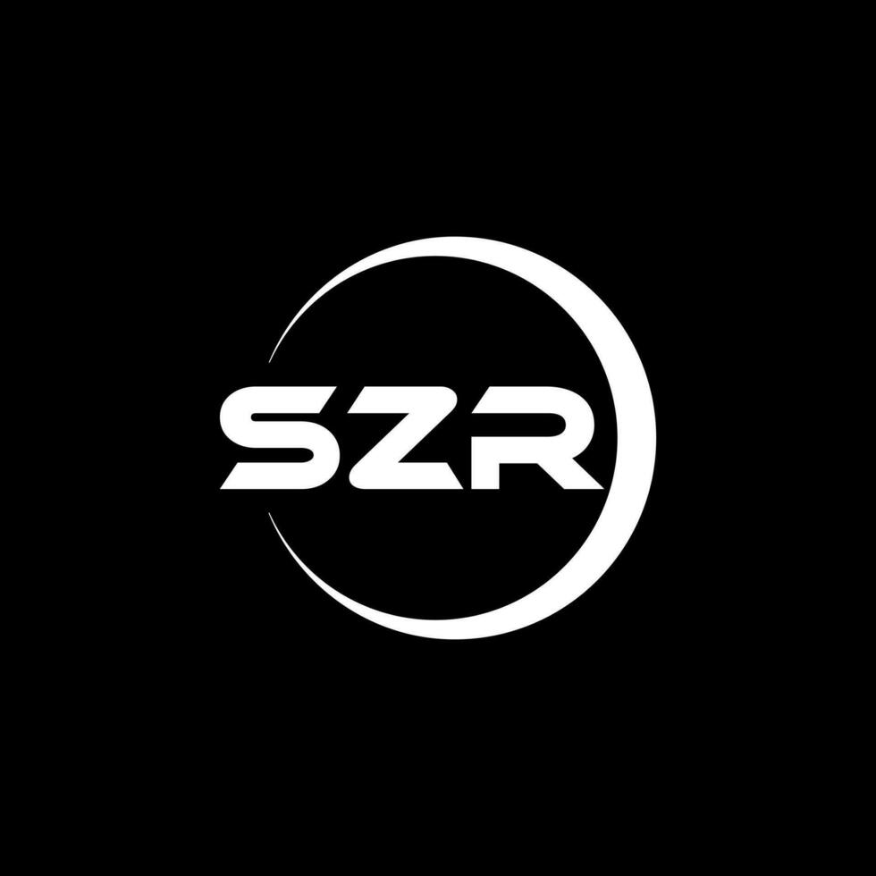 SZR Letter Logo Design, Inspiration for a Unique Identity. Modern Elegance and Creative Design. Watermark Your Success with the Striking this Logo. vector