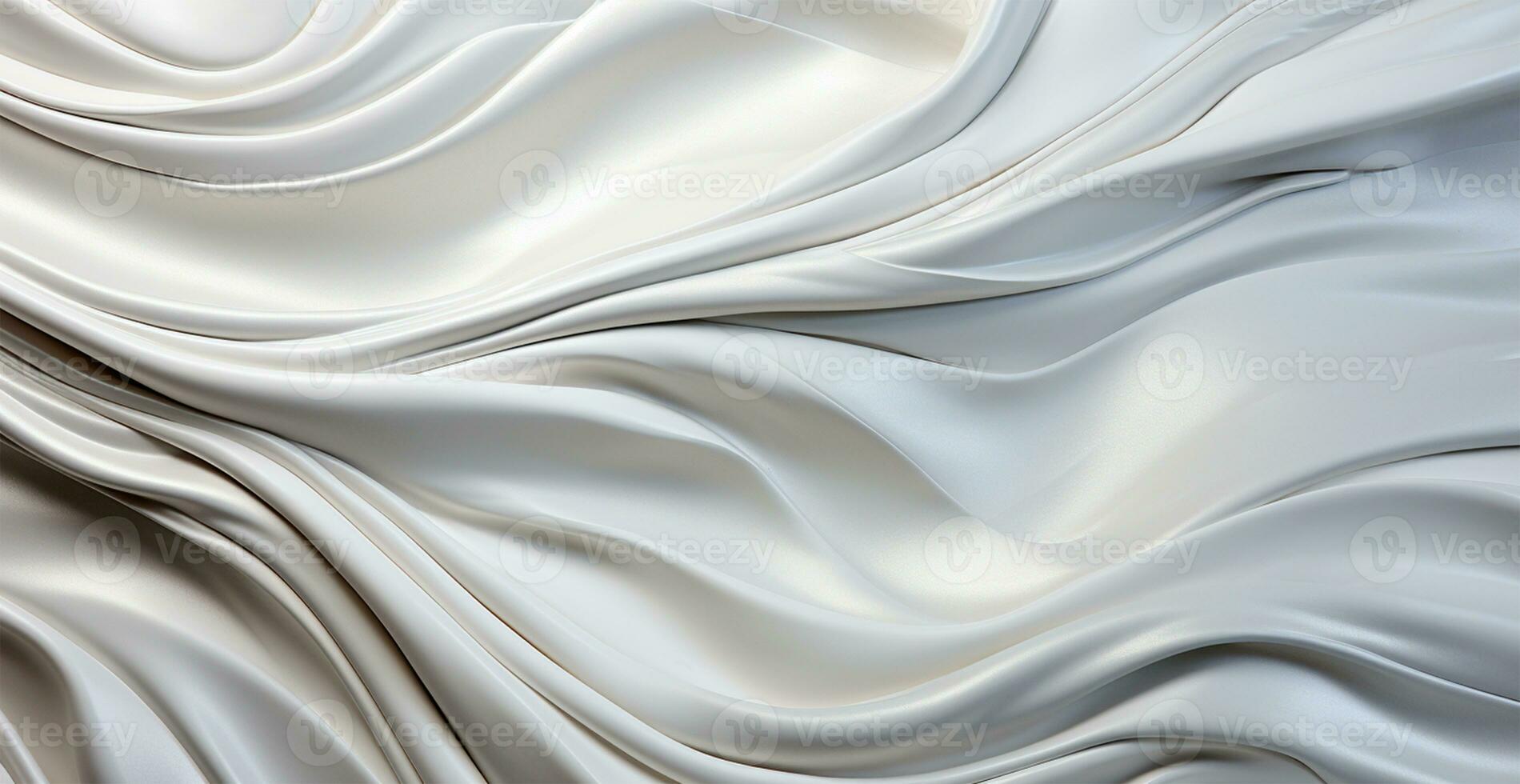 Light light linen fabric, texture panoramic background - AI generated image photo