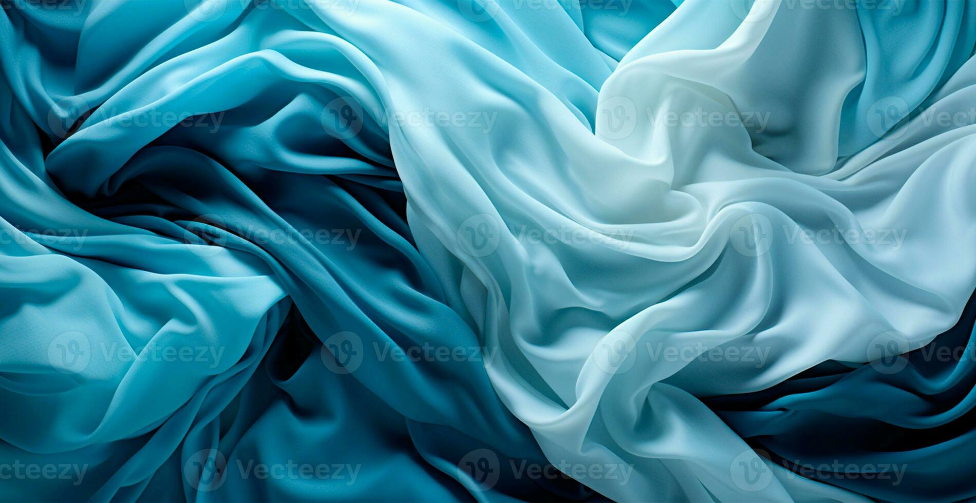 Bright light linen fabric, texture panoramic background - AI generated image photo