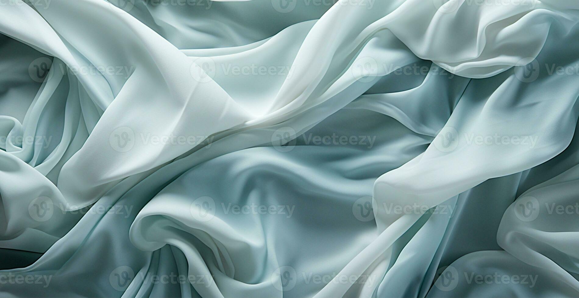 Light light linen fabric, texture panoramic background - AI generated image photo