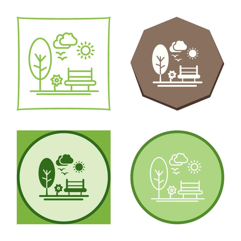 Park Vector Icon