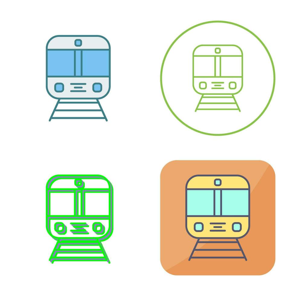 icono de vector de tren