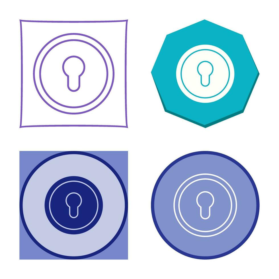 Key Hole Vector Icon