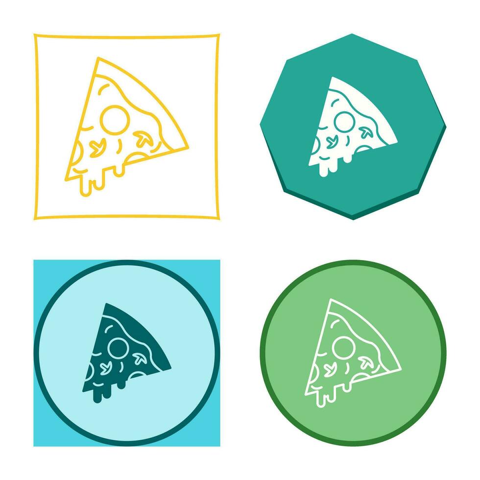 icono de vector de pizza