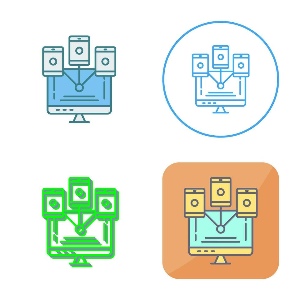 Computer Networks Vector Icon