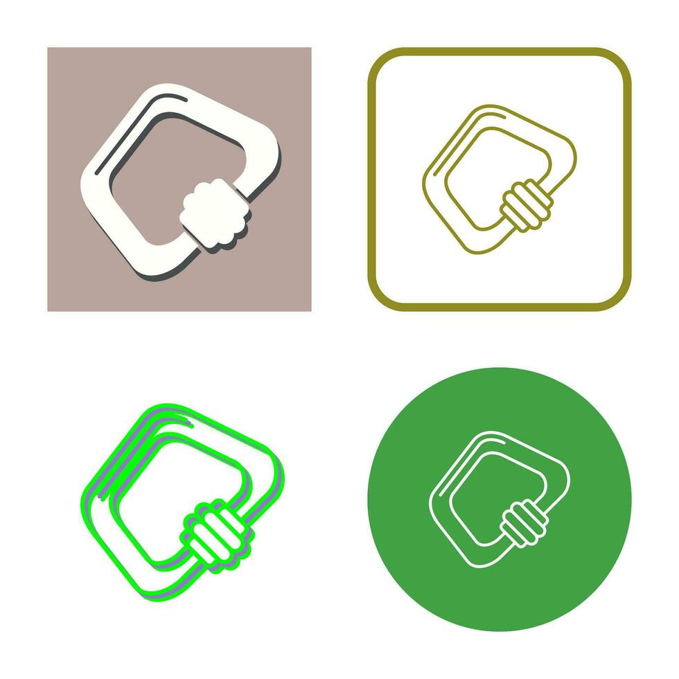 Carabiner Vector Icon