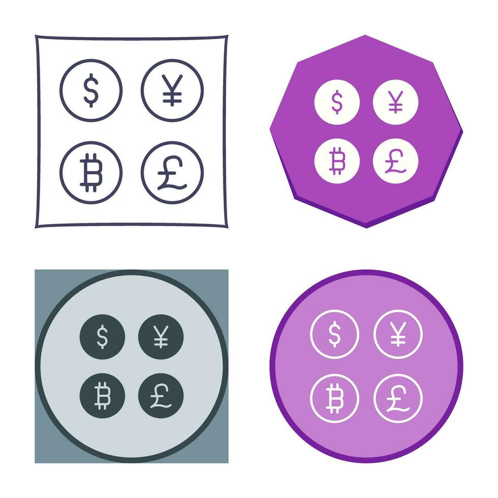 Currency Symbols Vector Icon