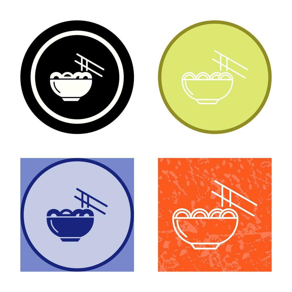 icono de vector de comida china