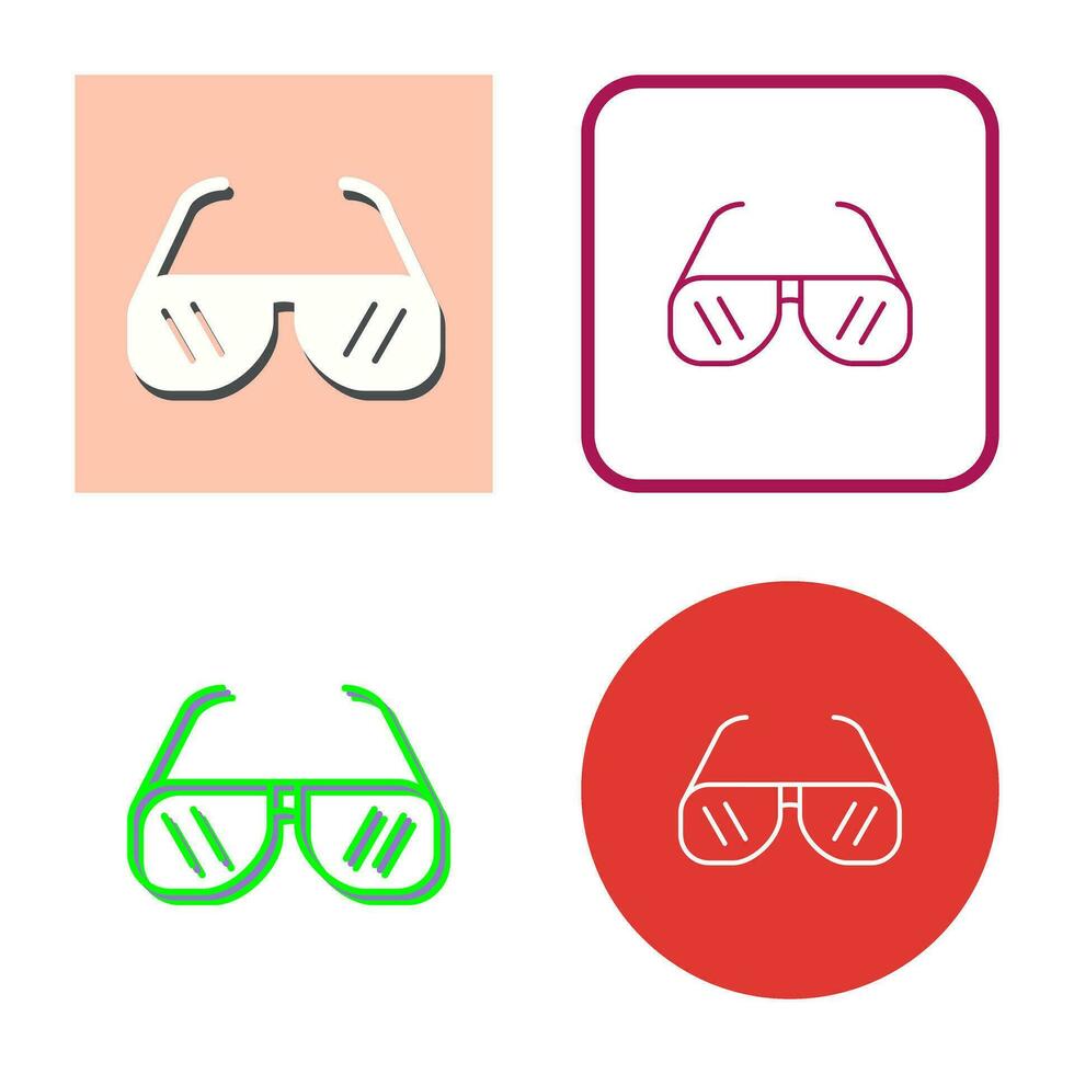 Sun Glasses Vector Icon