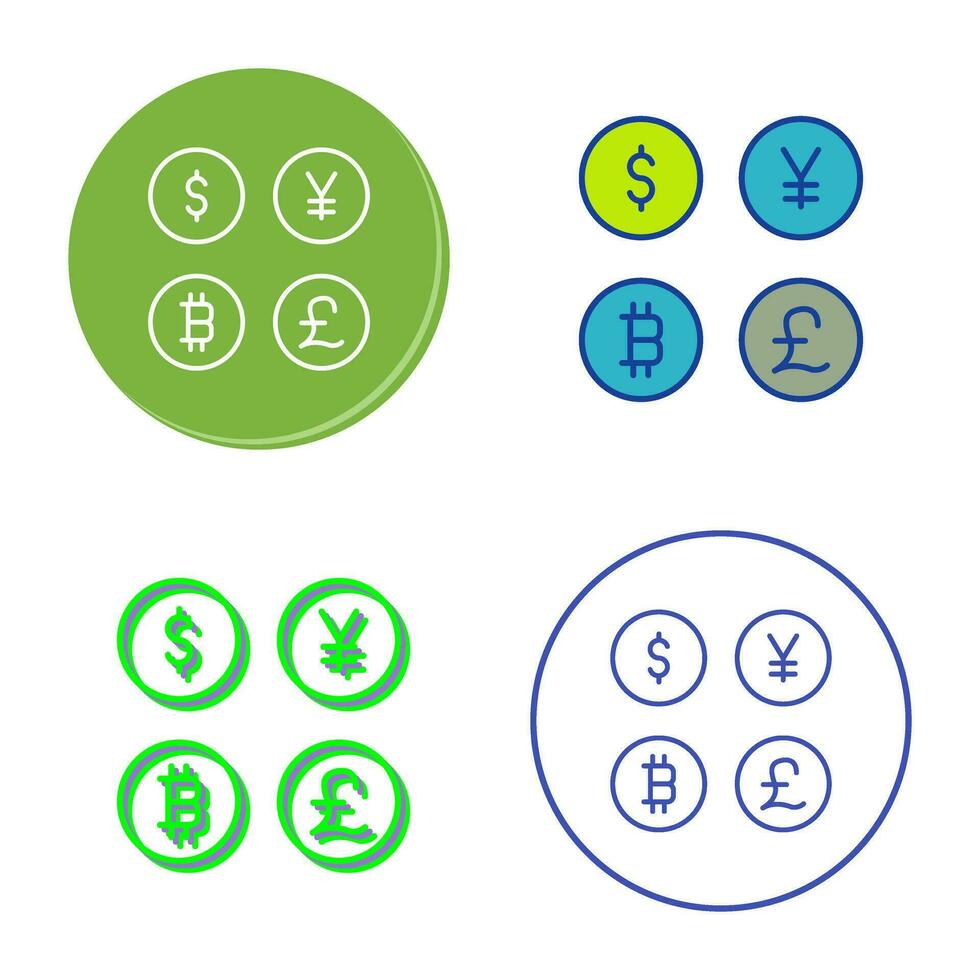 Currency Symbols Vector Icon