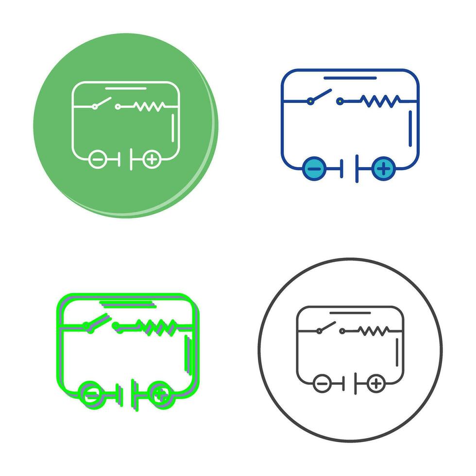 Electrical Circuit Vector Icon