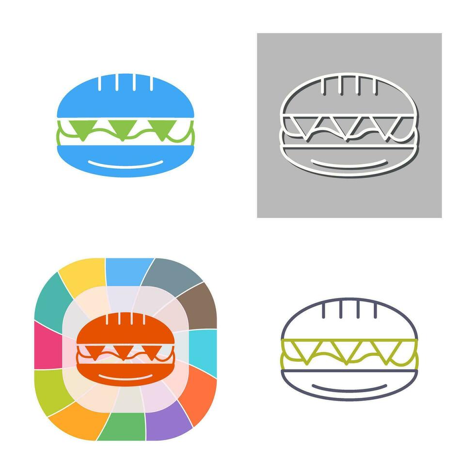 Sandwich Vector Icon