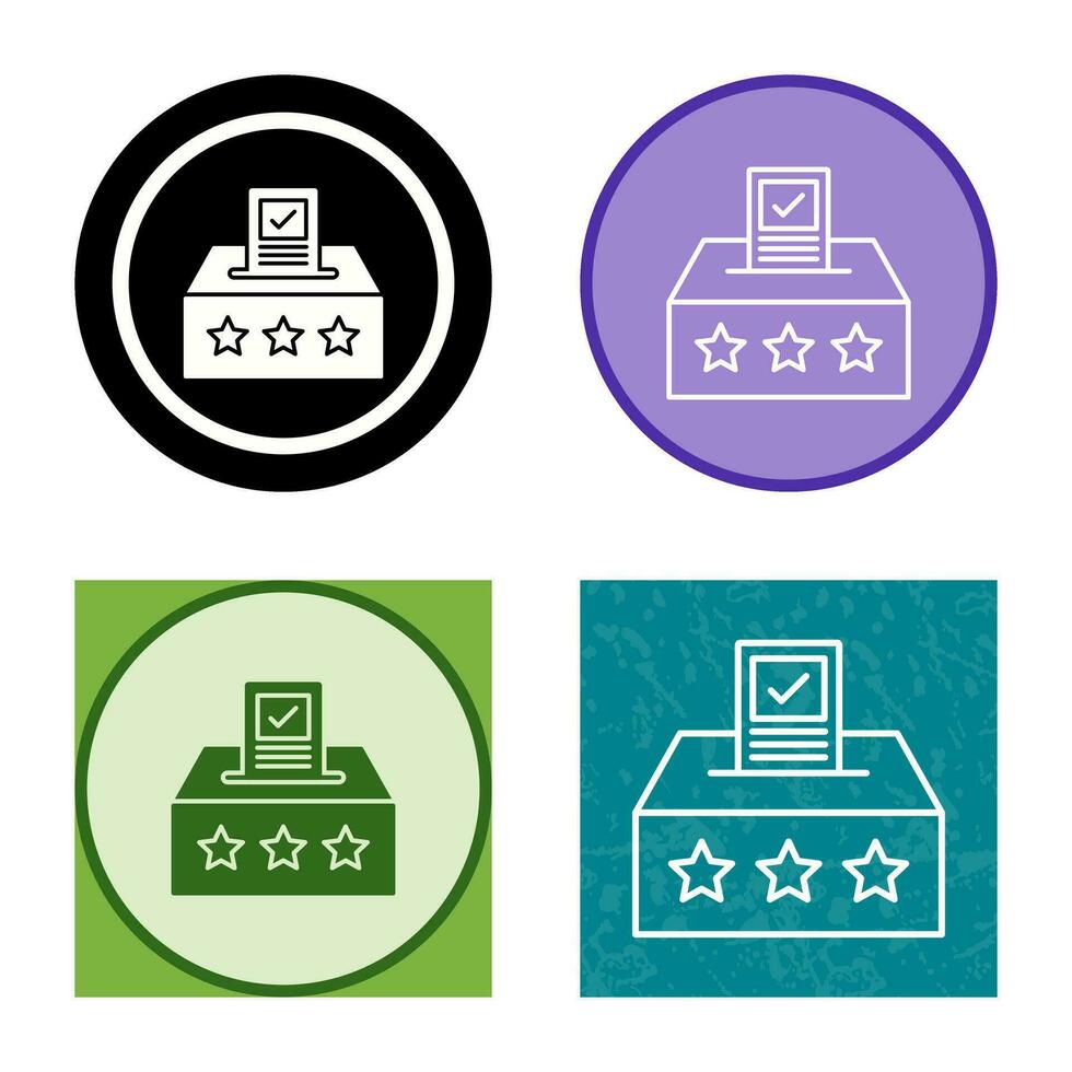 Ballot Vector Icon