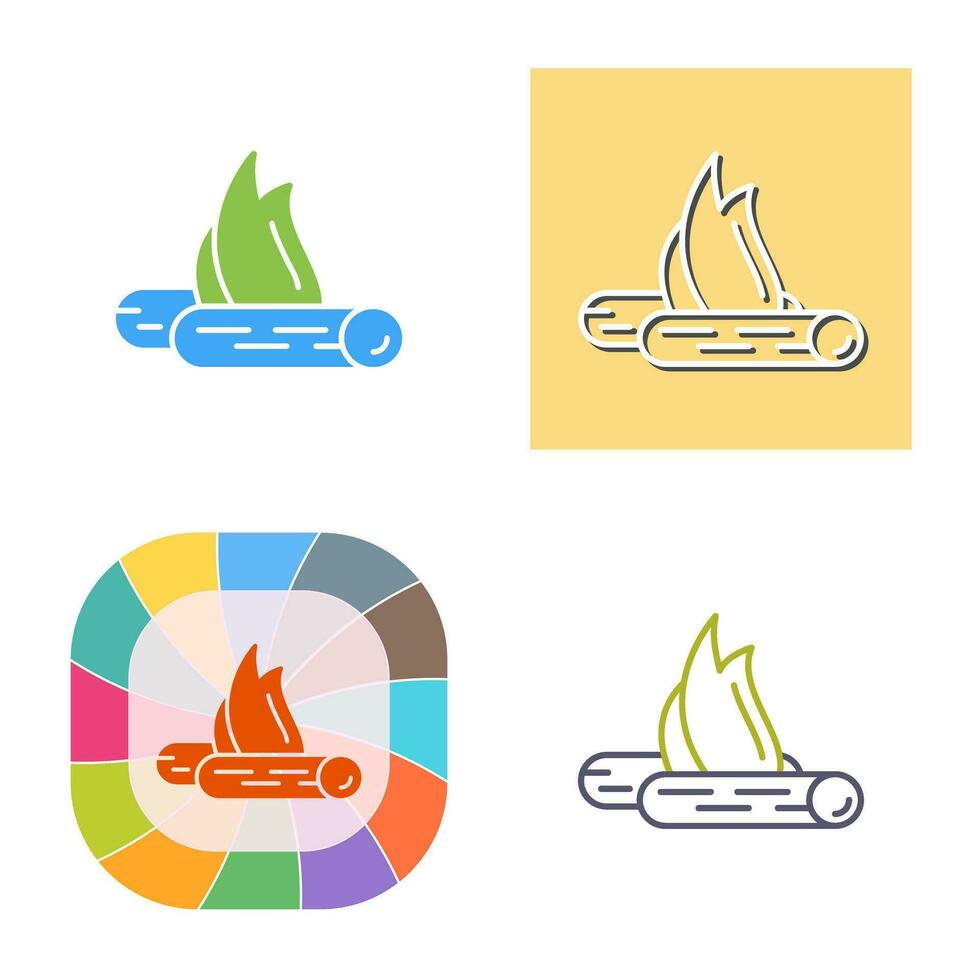 Bon Fire Vector Icon