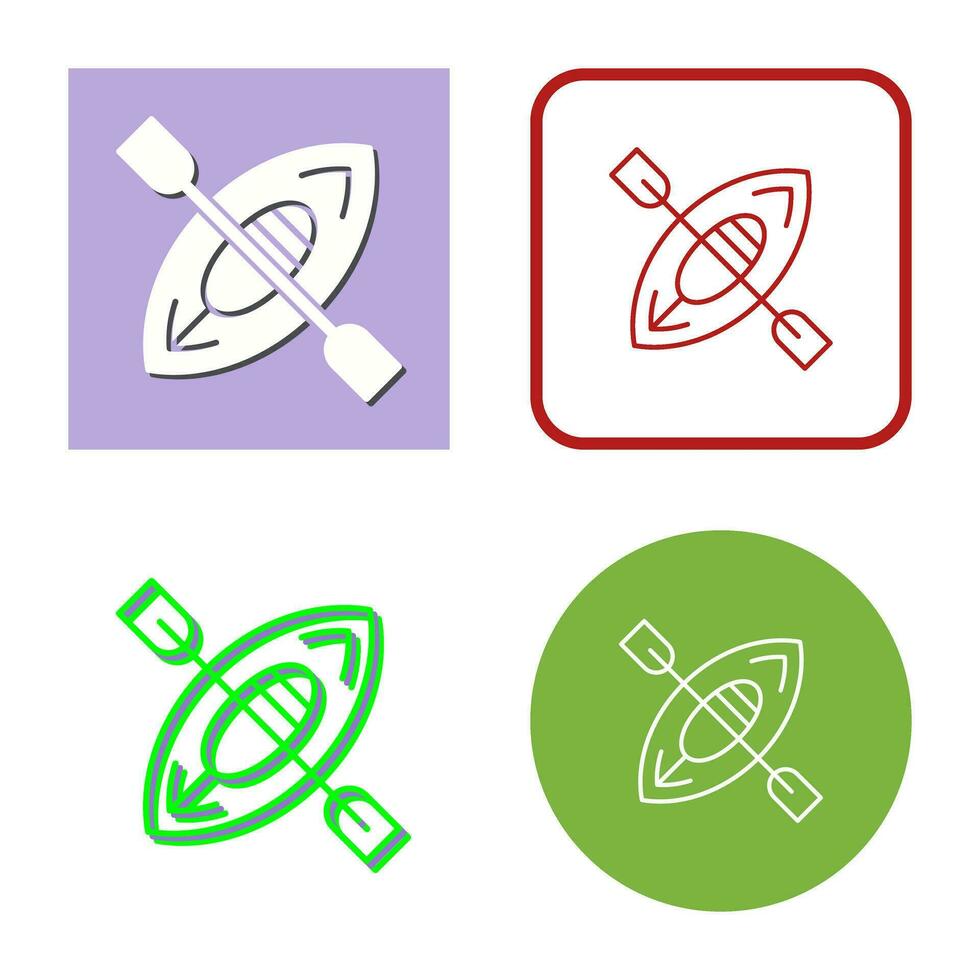 Kayak Vector Icon
