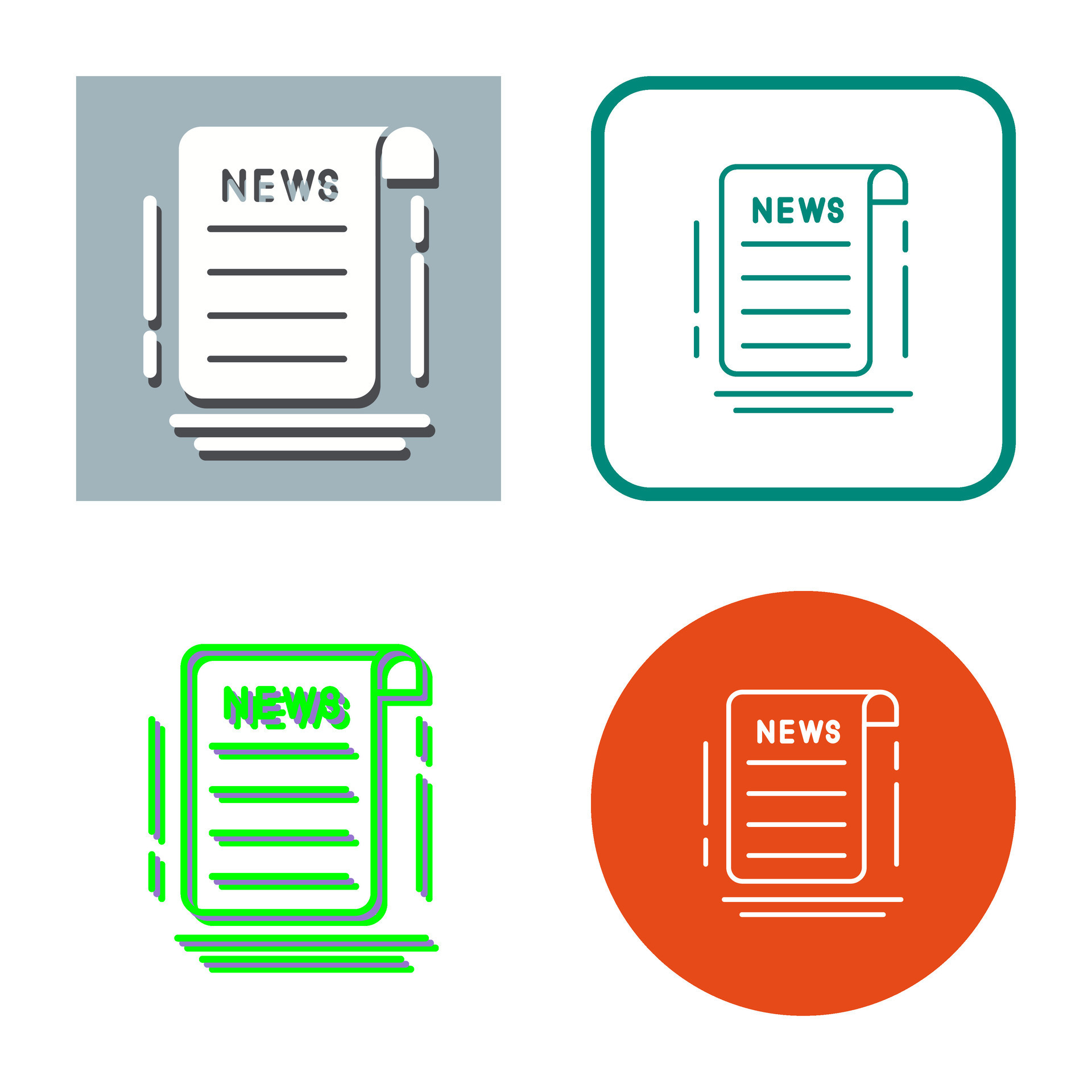 News Vector Icon 34568613 Vector Art at Vecteezy