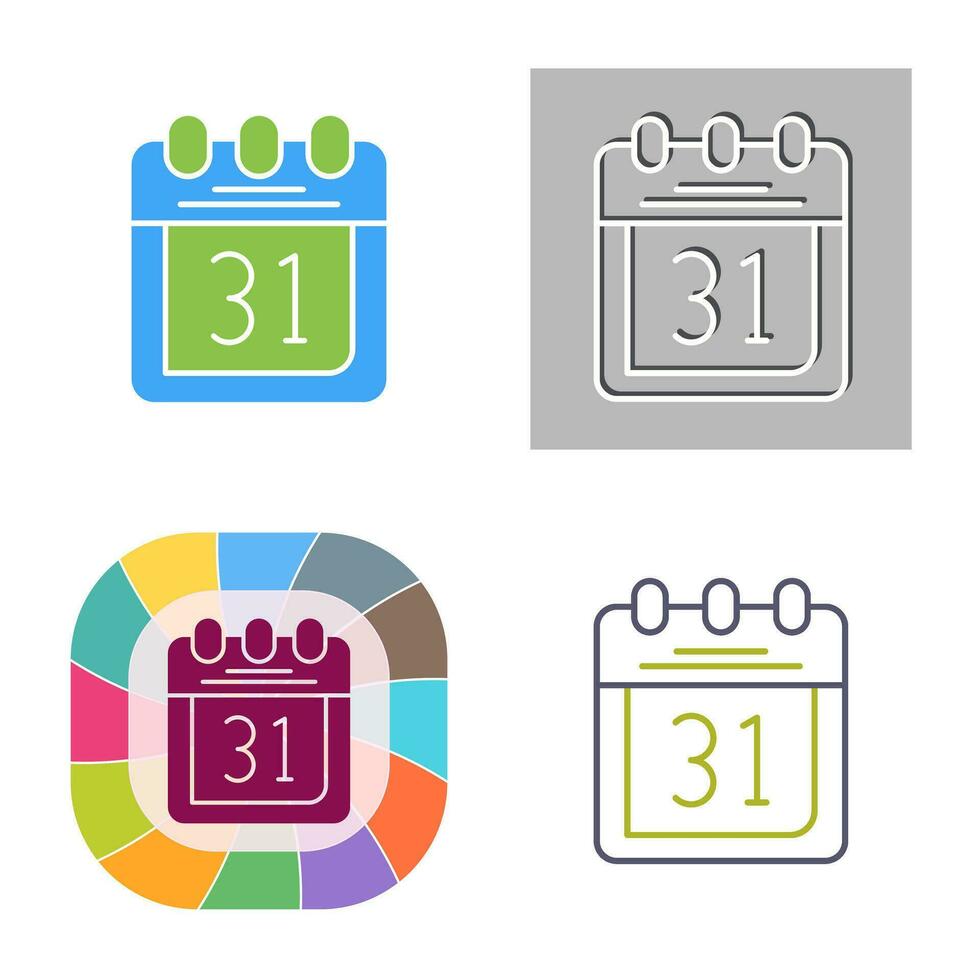 Calendar Vector Icon