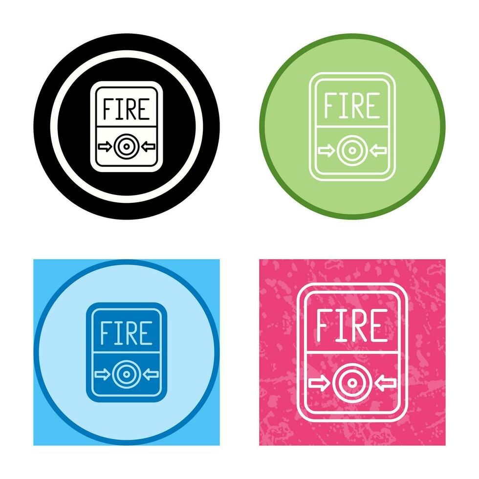 Fire Button Vector Icon