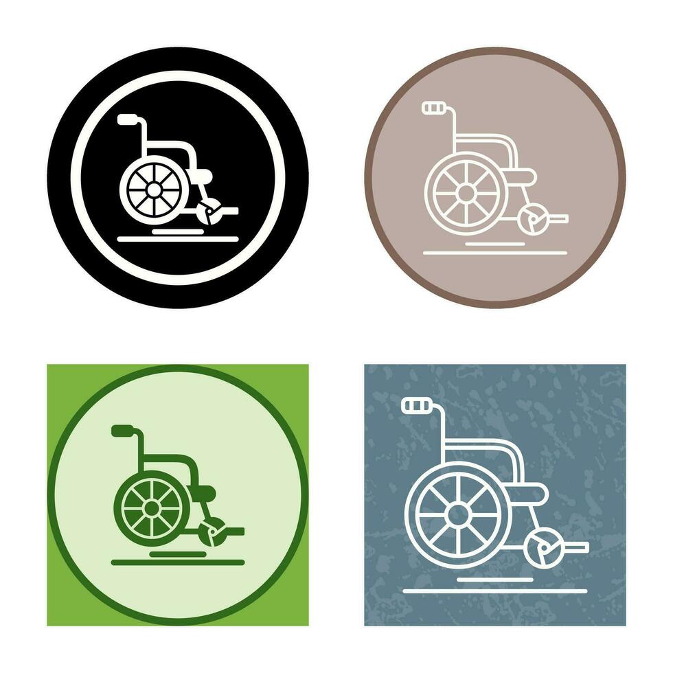 Wheel Chair Vector Icon