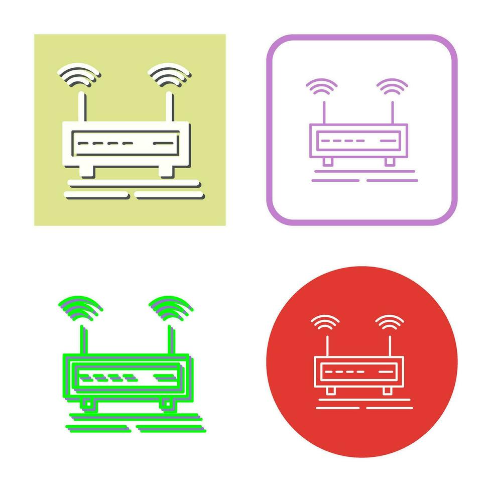 icono de vector de señales wifi