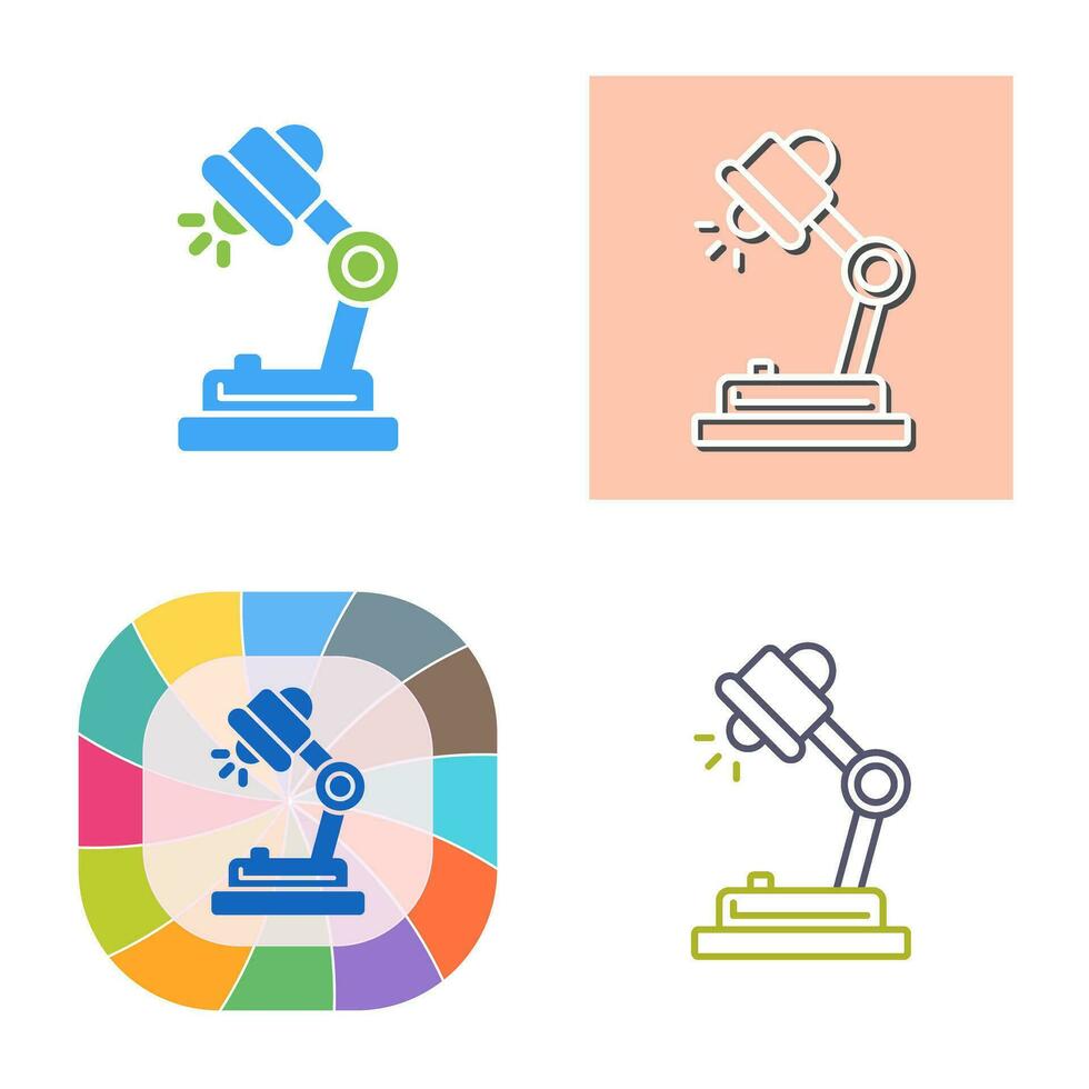 Desk Lamp Vector Icon