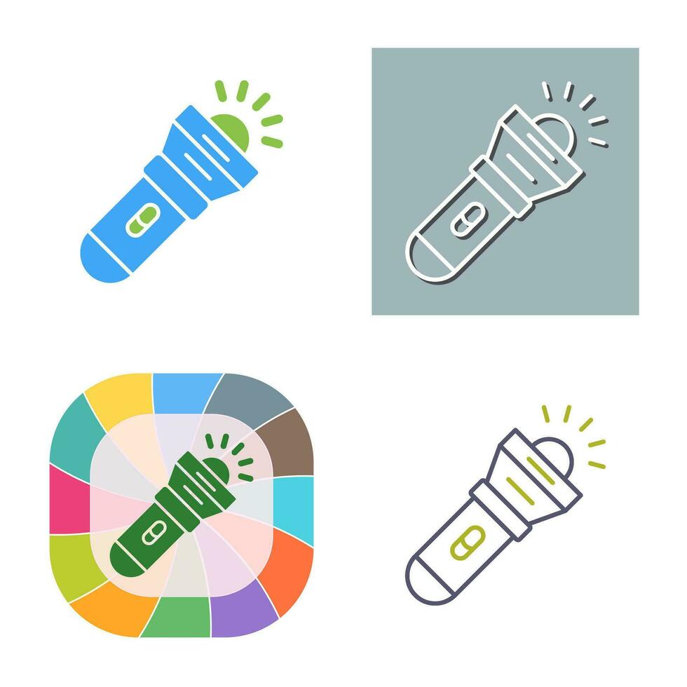 Flashlight Vector Icon
