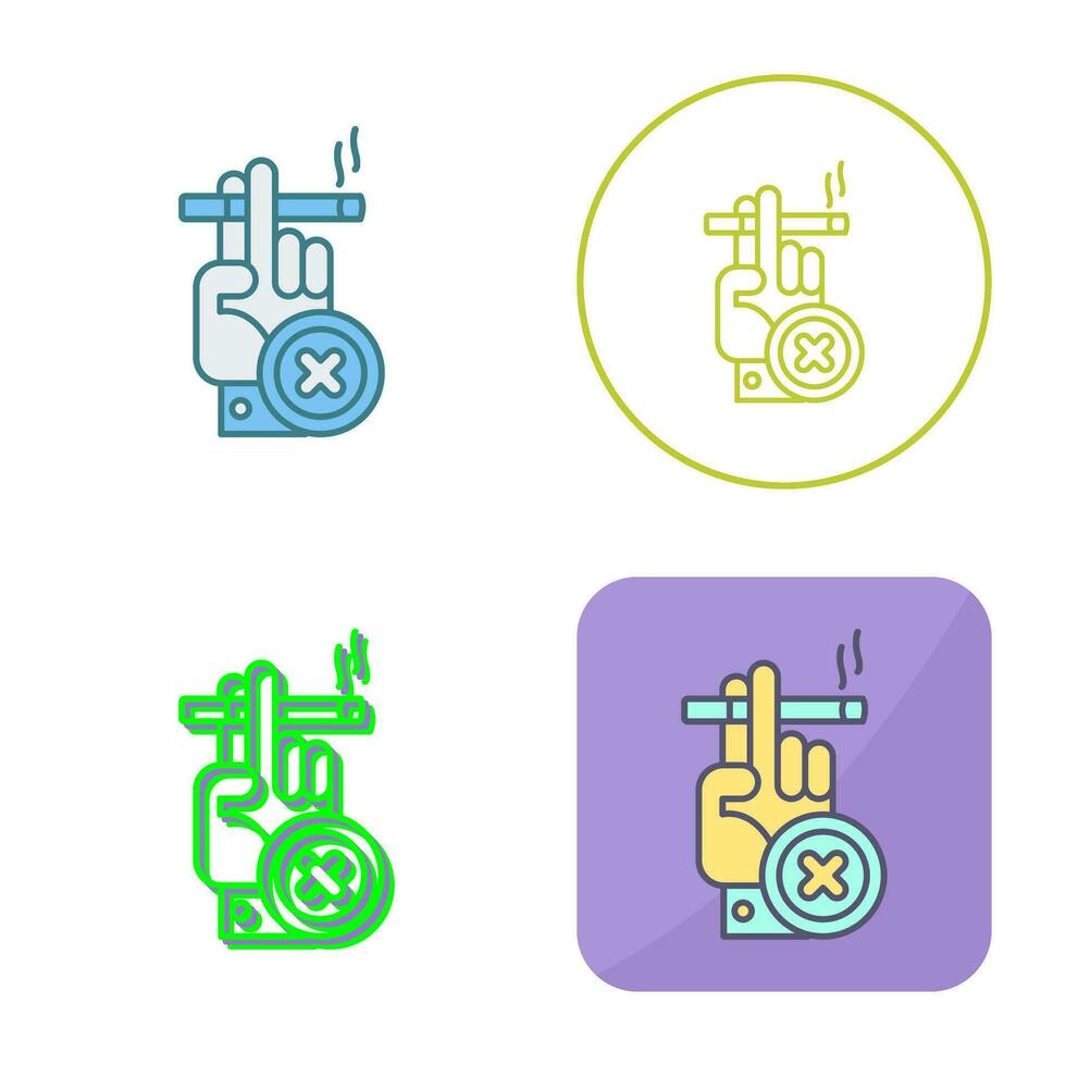 Quit Smoking Vector Icon