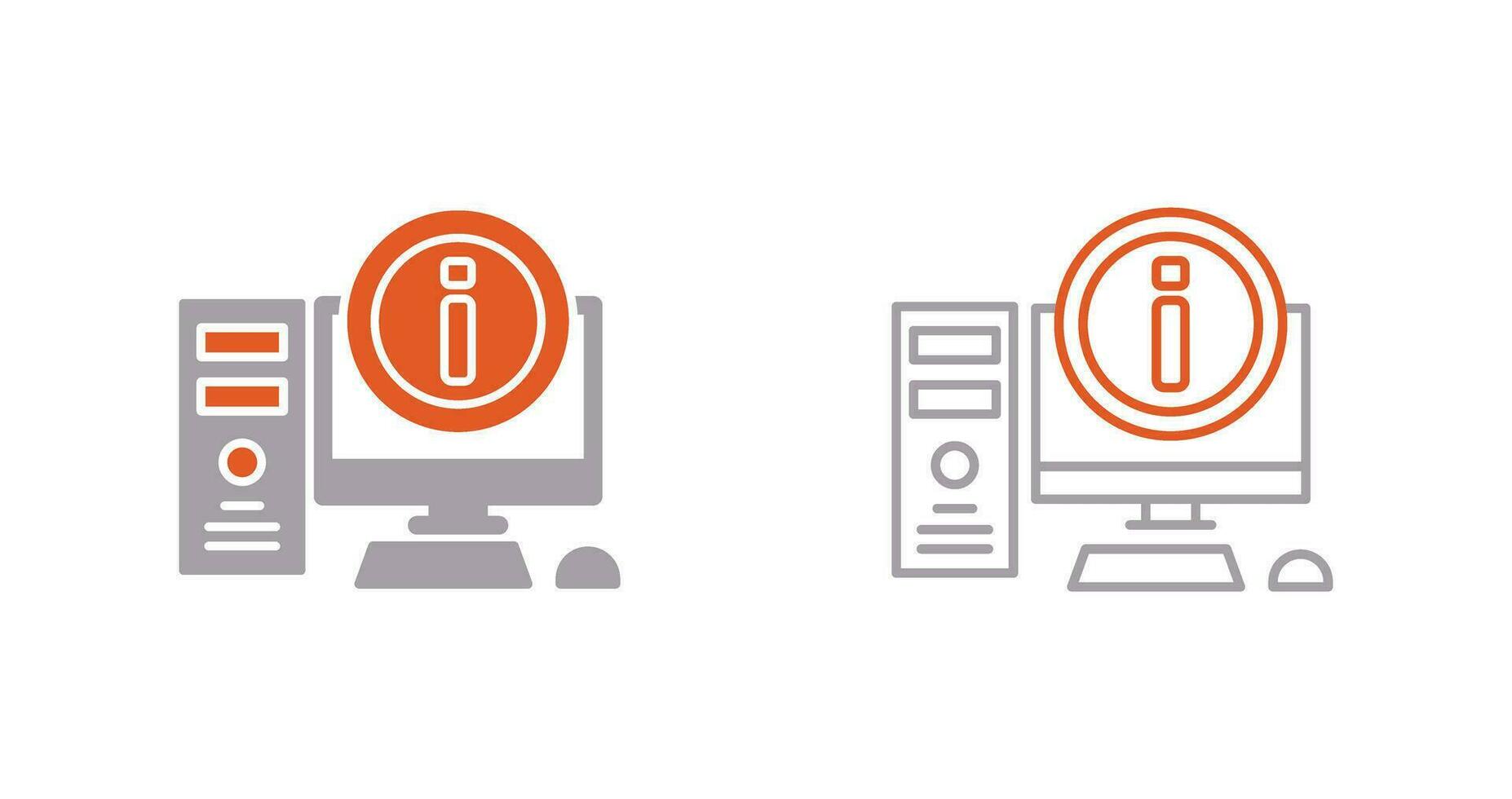 Computer Vector Icon