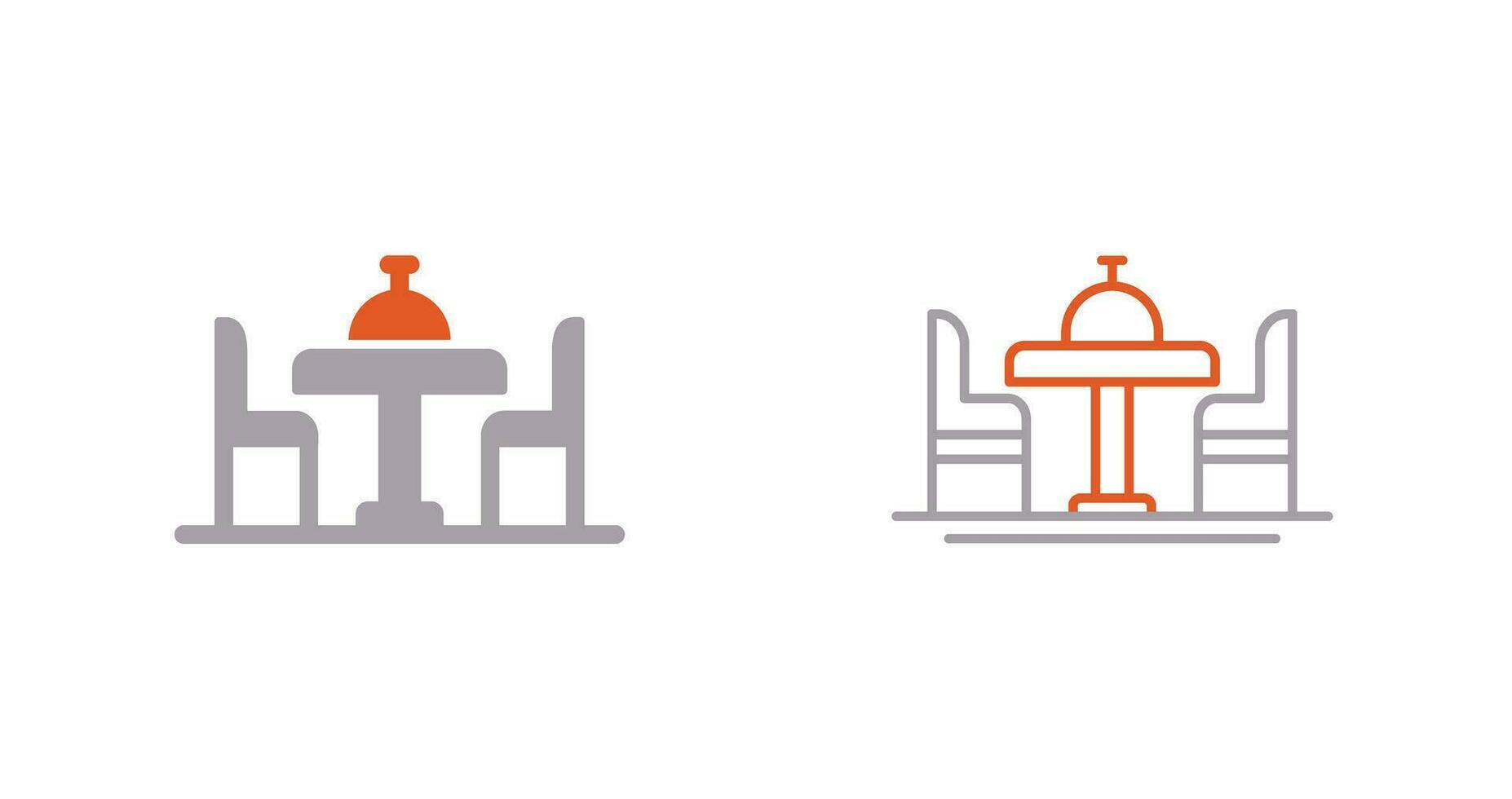 Dinning Table Vector Icon