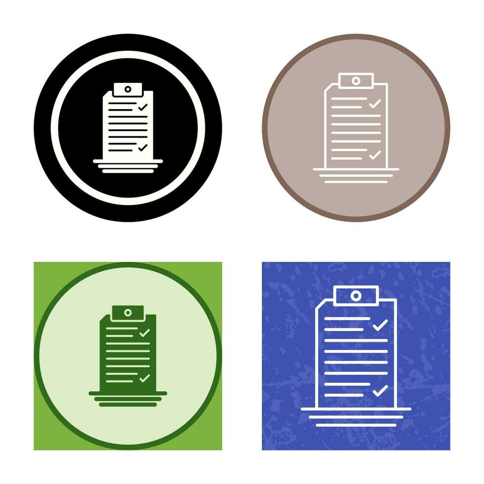 Check List Vector Icon