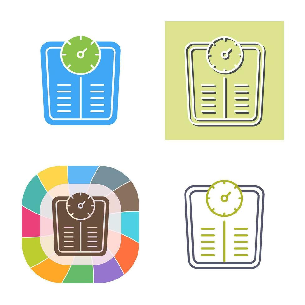Weight Scale Vector Icon