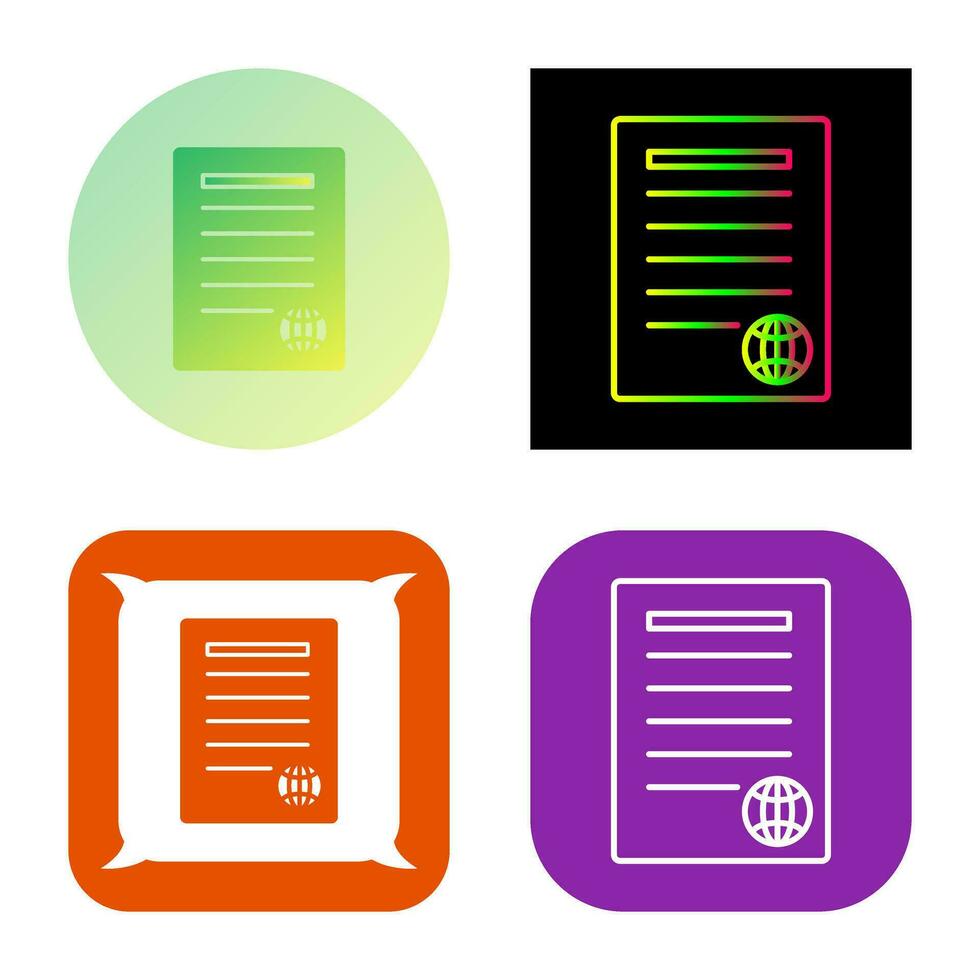 Unique Press Releases Vector Icon