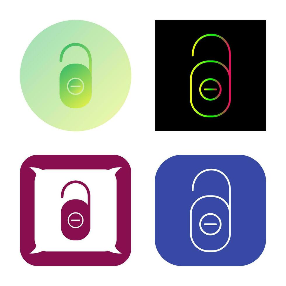 Do not Disturb Vector Icon
