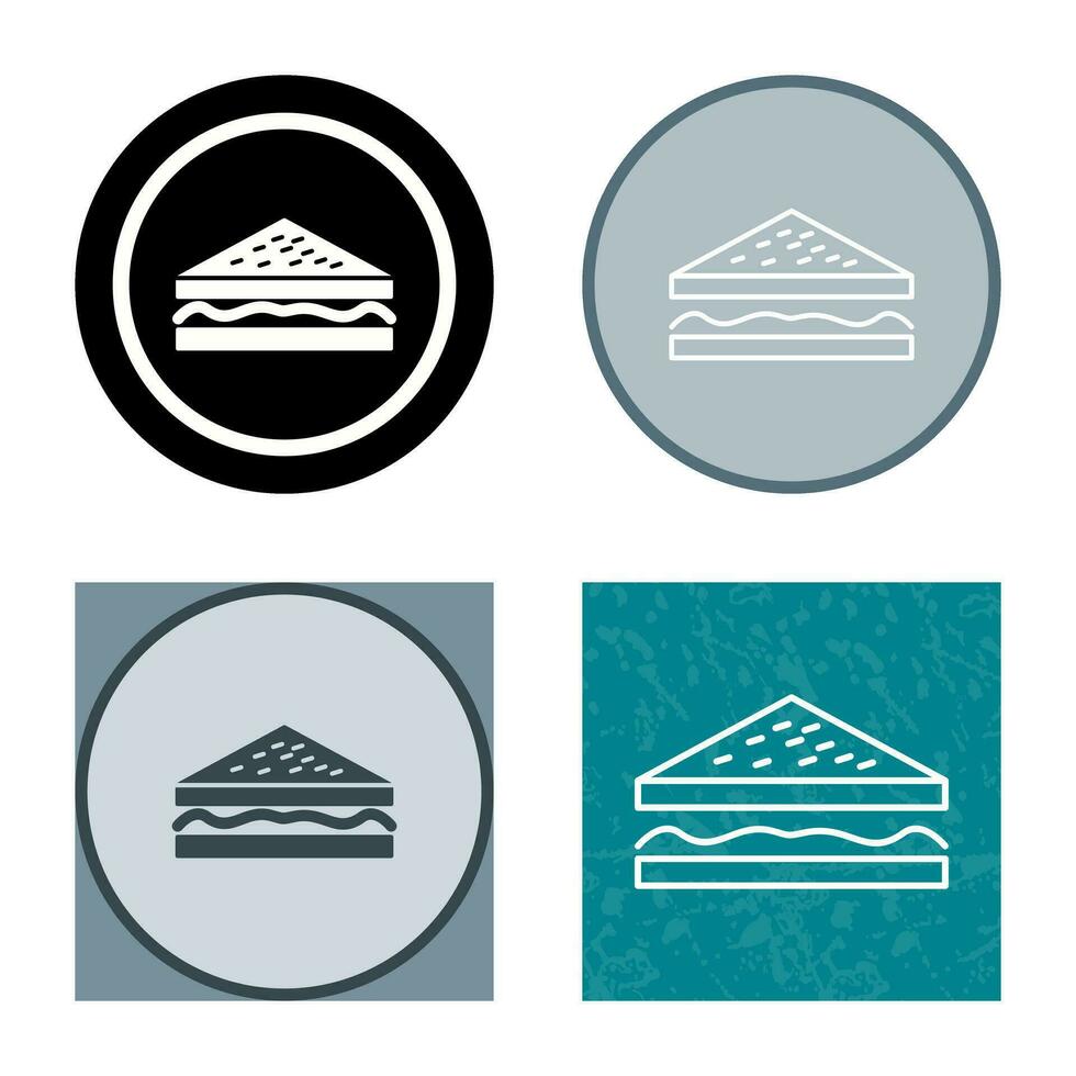 Unique Sandwich Vector Icon
