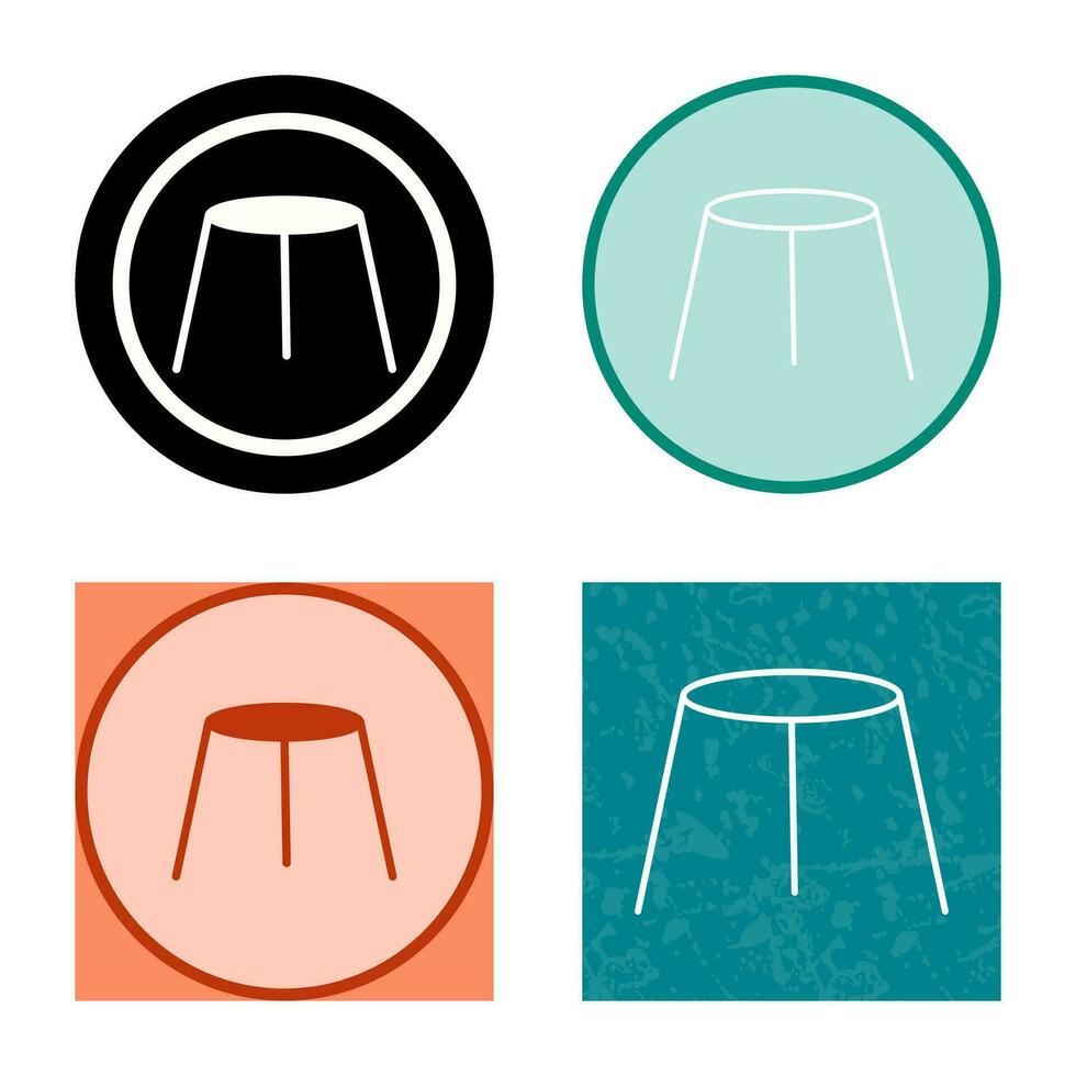 Unique Stool Vector Icon