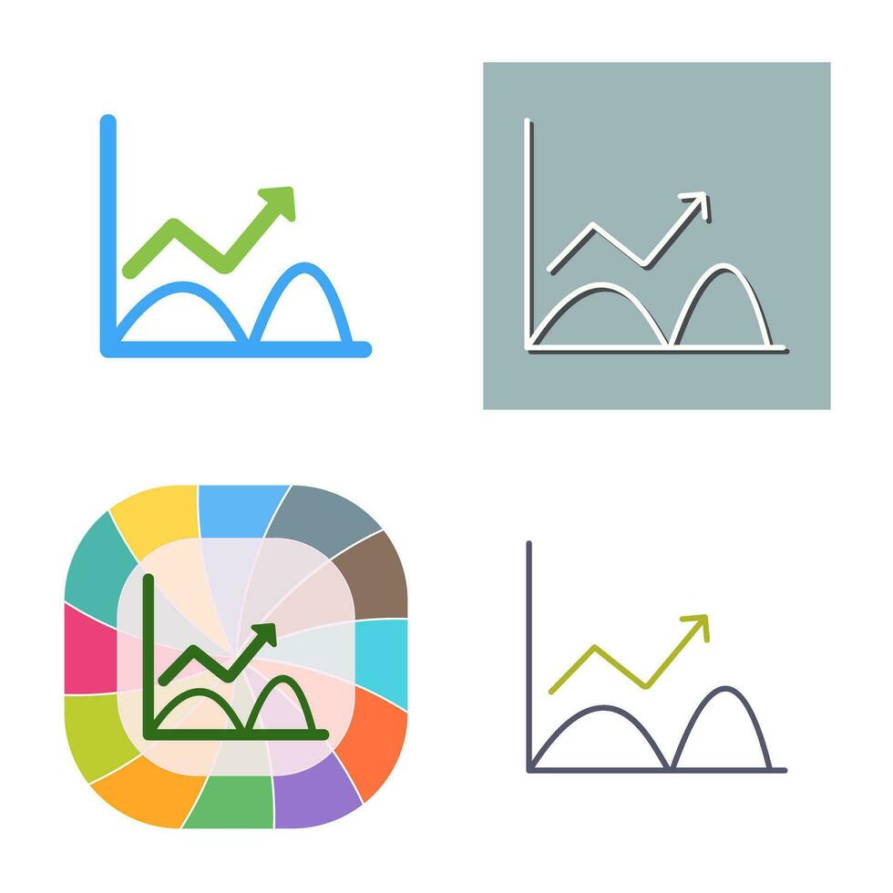 Trend in Graph Vector Icon