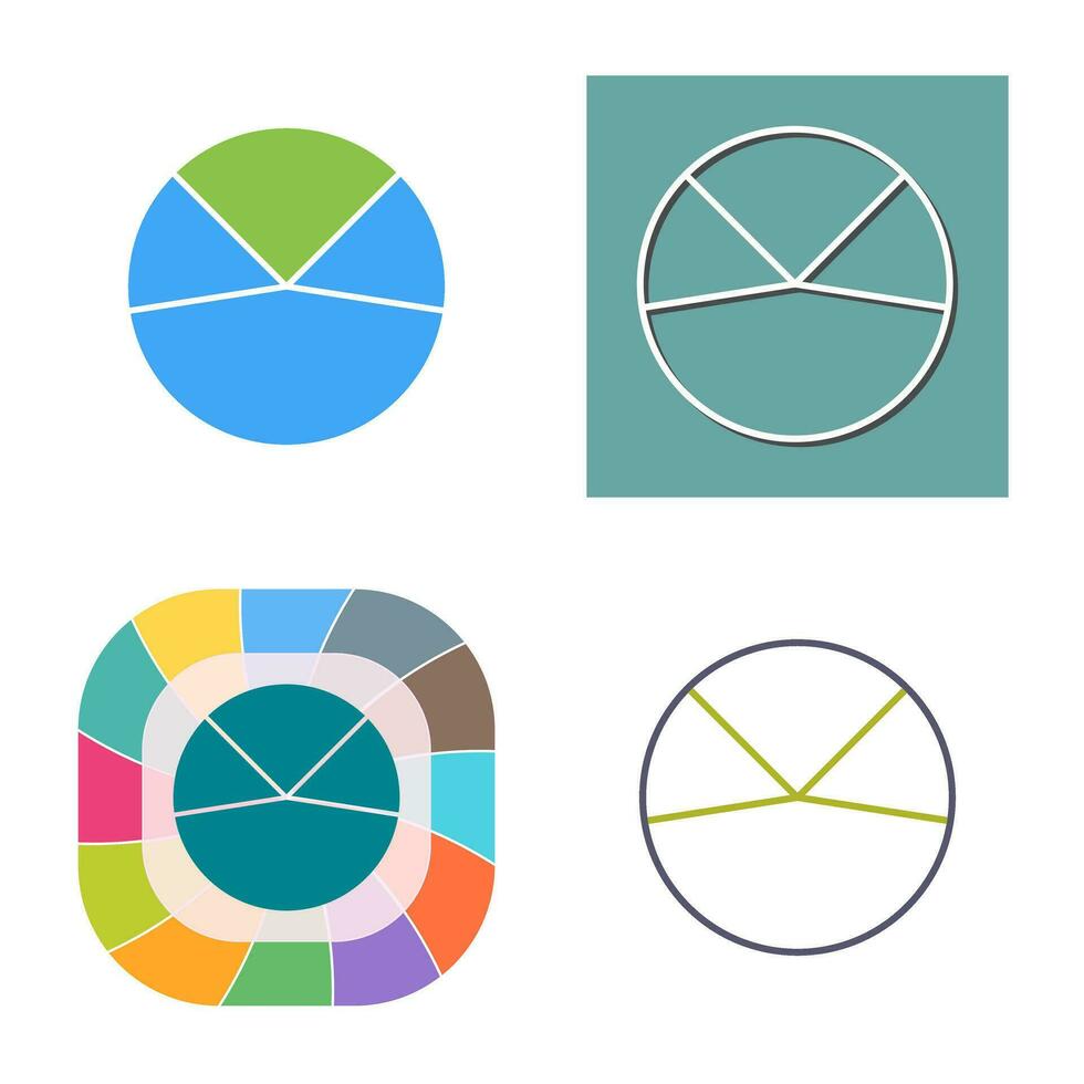 Pie Chart Analysis Vector Icon