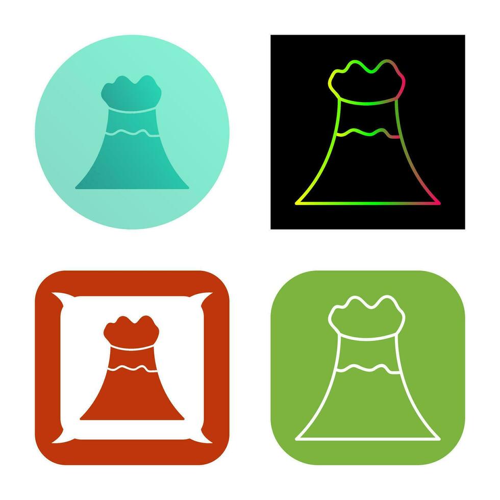 Volcano Vector Icon