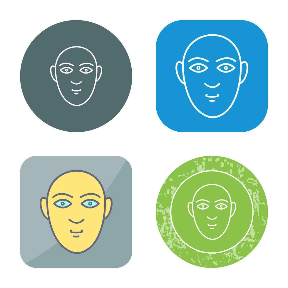 Human Face Vector Icon