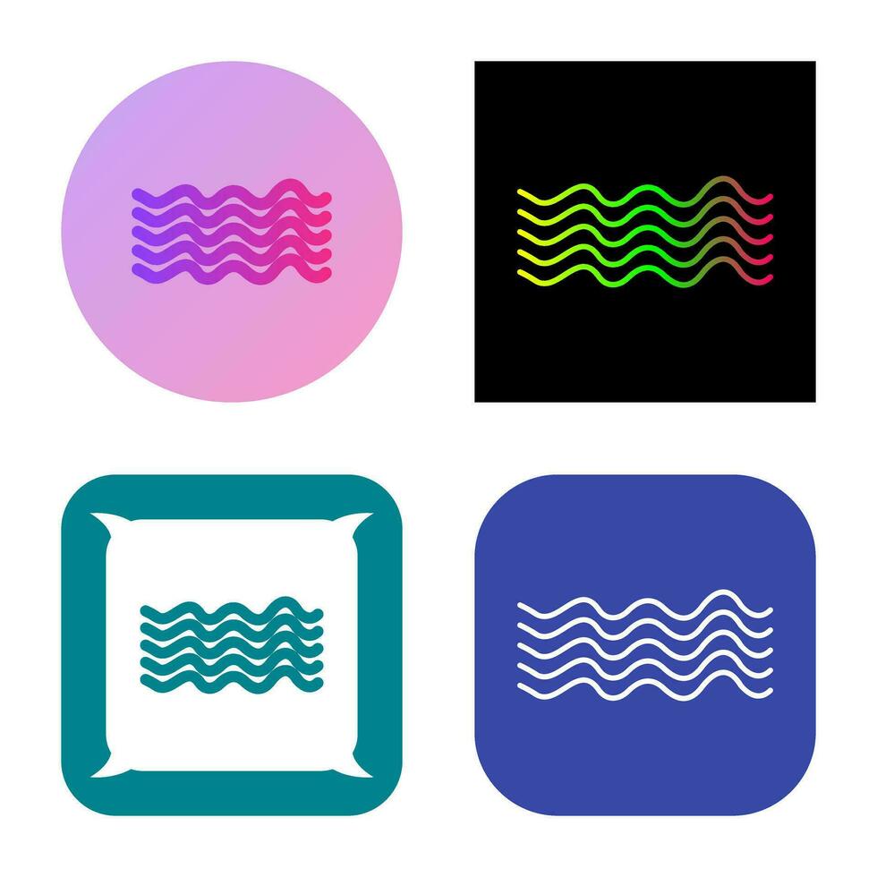 icono de vector de ondas magnéticas