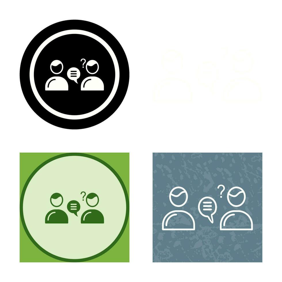 Unique Consulting Services Vector Icon