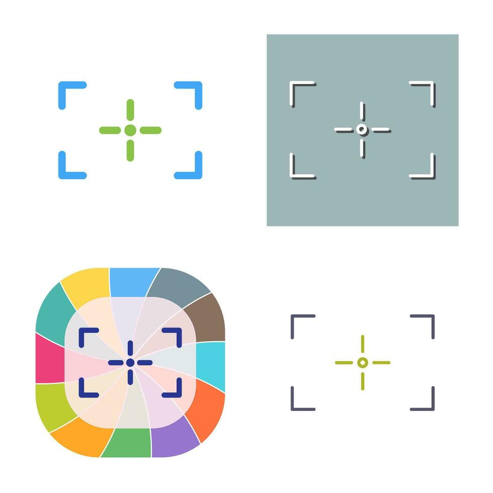 Unique Focus Vector Icon